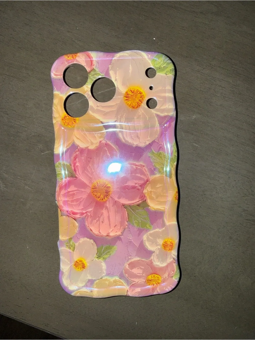 Pastel Floral Phone Case - Pink & Lavender Protective Cover